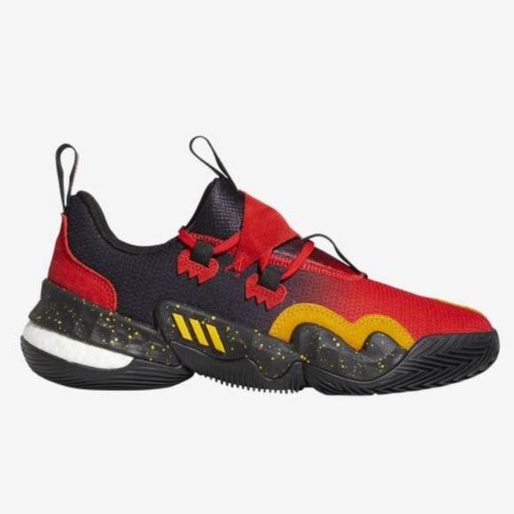 NWT Adidas Trae Young 1 Atlanta Hawks Basketball Shoe | Red Black Yellow | 10.5 main image 11